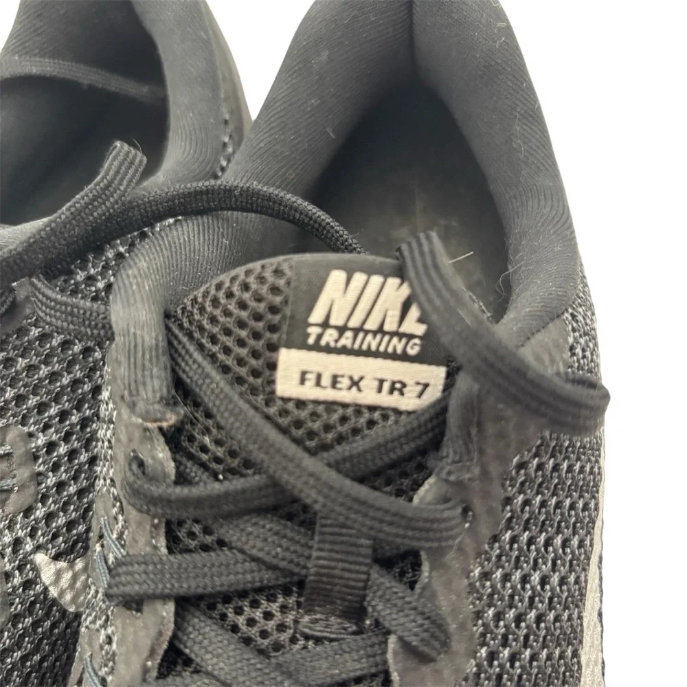 Nike Flex TR 7 Black Training Shoes Size 7.5
